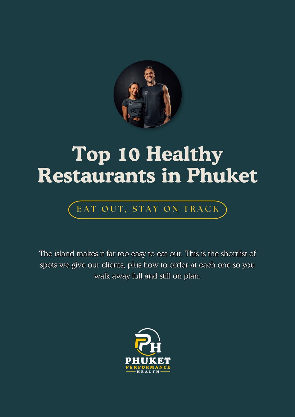Top 10 Healthy Restaurants in Phuket - free guide cover